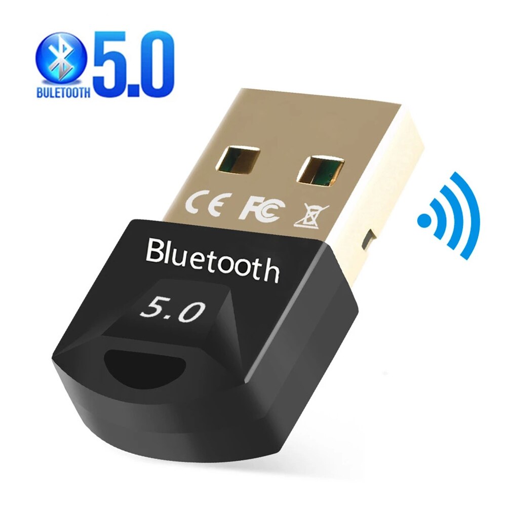 USB Bluetooth-compatible 5.0 Adapter Receiver Realtek Wireless Dongle 4.0 Music Mini Transmitter for Automobile Car Stereo Auto