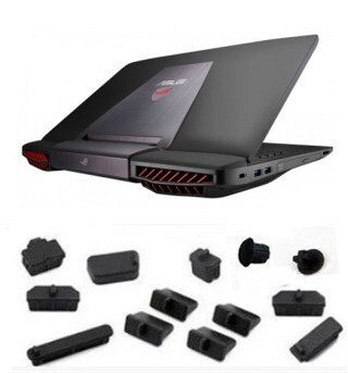 Silicone plug port cover For ASUS G751 G751J G750 G750J G75 G75VW G752 G752VT GL503 GL504 GL553 GL553VW ProArt StudioBook 16