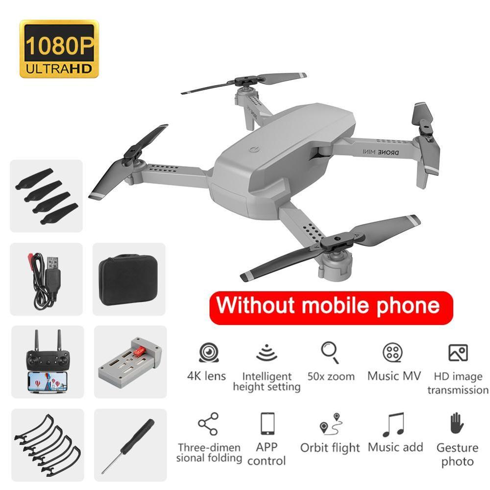 E88 Drone 4K Hd Groothoek Camera Drone Wifi 1080P Real-Time Transmissie Fpv Drone Volgen me Rc Quadcopter