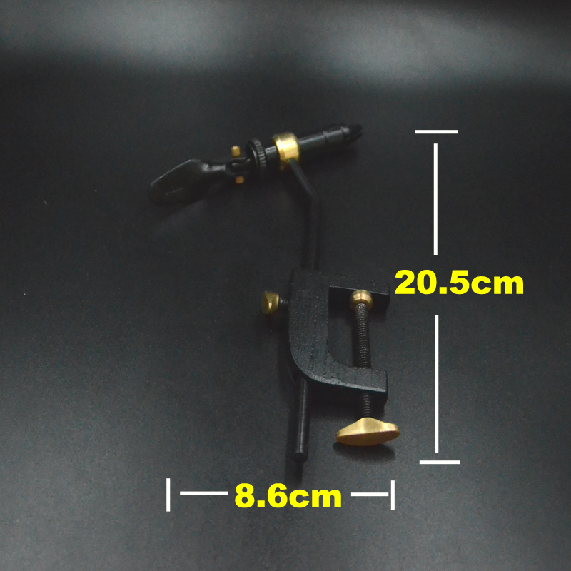 CONTEMPLATOR 1set fly tying classic handy Vise tool safety holding hook fishing brass C-clamp tying vise with steel hardened jaw