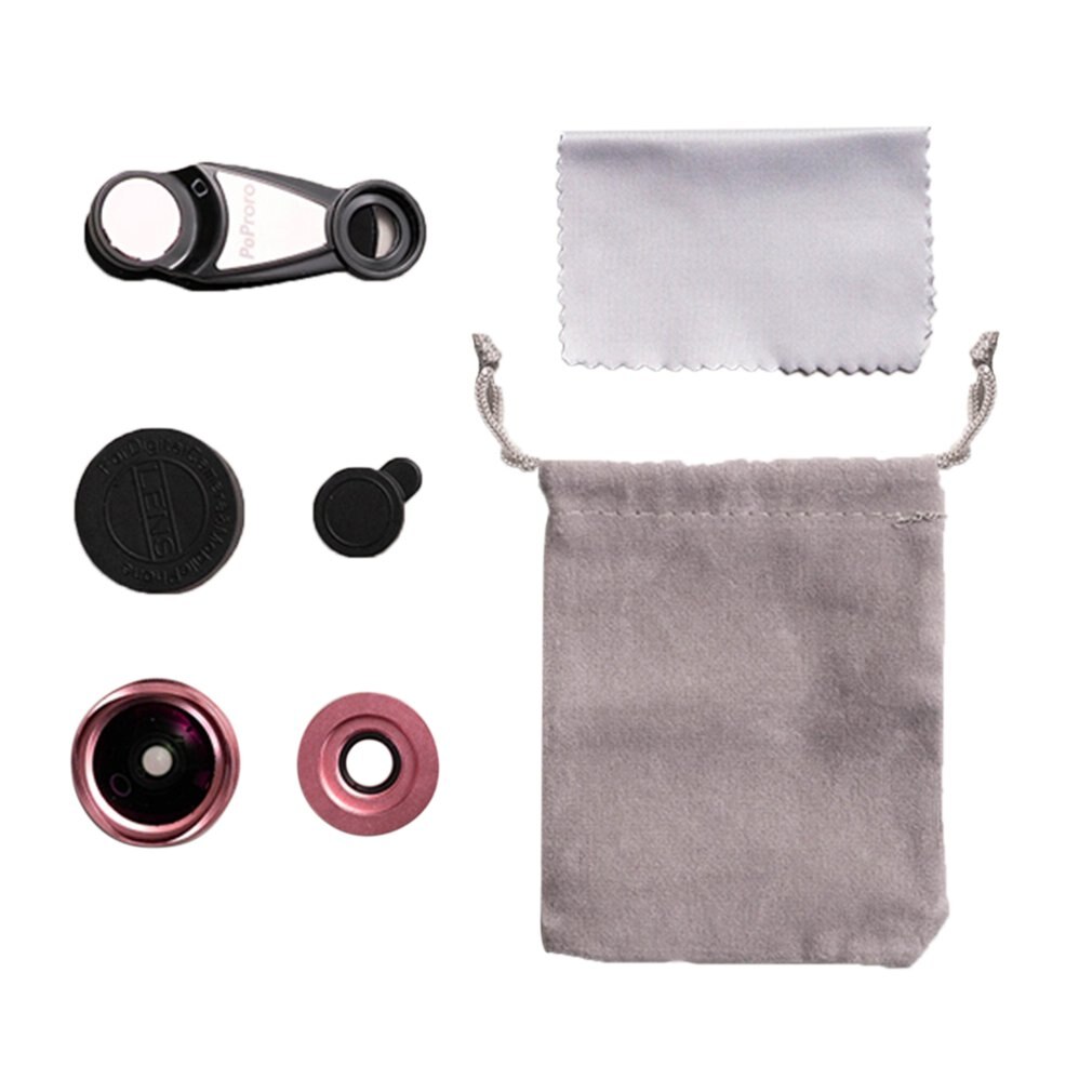 L-620 Mobile Phone Lens 16Mm Distortion-Free Wide-Angle Macro 2-In-1 Hd External Universal