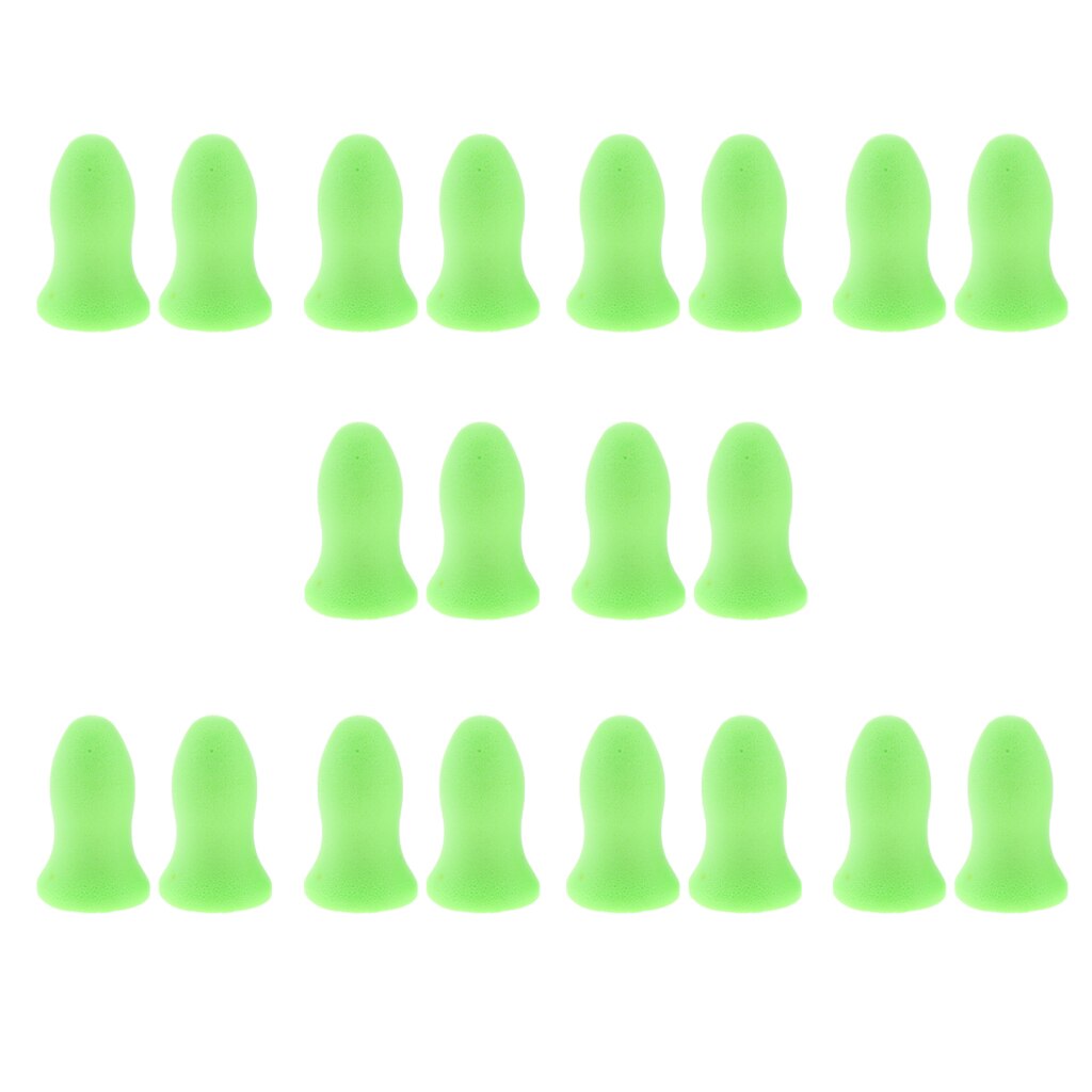 10 paar schuim oordopjes voor dames en heren, voor geluidsreductie tijdens het slapen