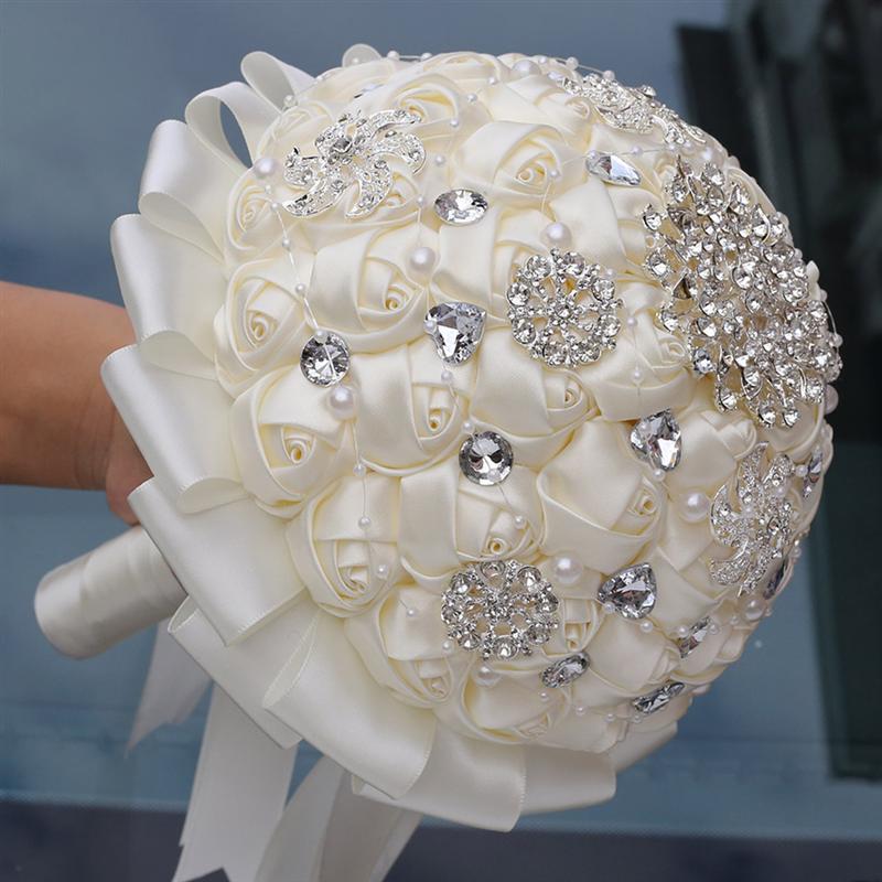 Bruid Bruiloft Boeket Lint Bruidsboeket Bloem Bridal Bruid Bruiloft Boeket