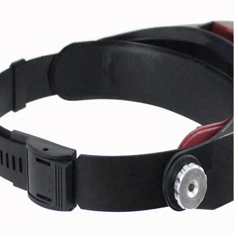 Headband Magnifier Glasses, 1.5x 3X 8.5x 10x Eyewear Magnifying Glasses with 2 LED Lights Lamp Head Magnifier Loupe For Repairs