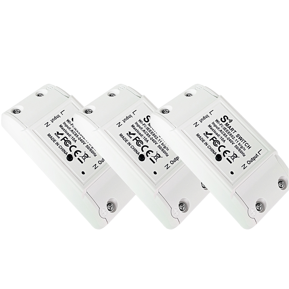 WGHINE CozyLife WiFi accorto interruttore modulo interruttore automatico 10A interruttori della luce temporizzati senza fili supporto Alexa Siri Google Alice: Oro