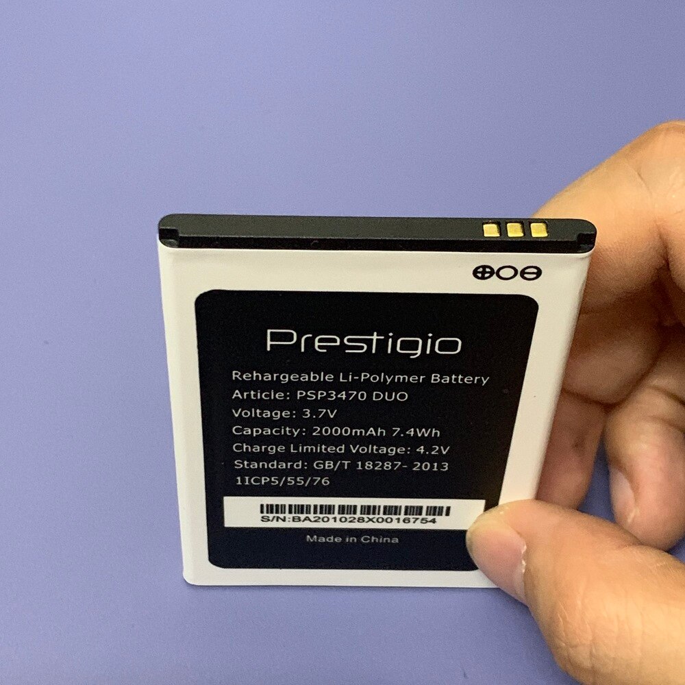 2000mAh PSP3470 Battery For Prestigio Muze J3 PSP3470 DUO phone battery