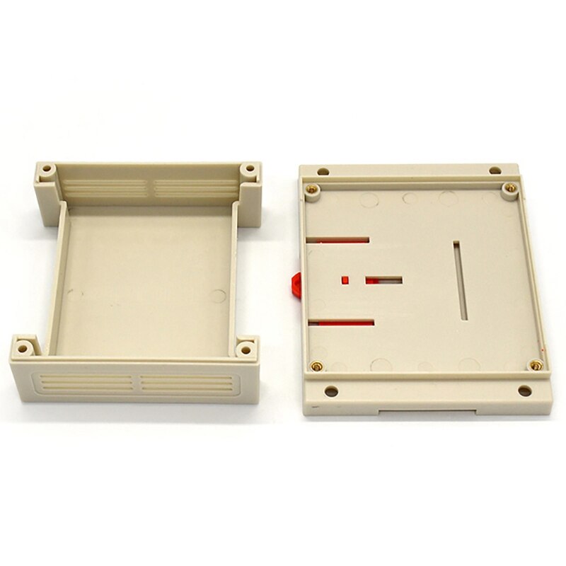 3C-2 Pcs Enclosures for Electronics Electronics Project Enclosure Din Rail Junction Housing Case-Black &amp; White