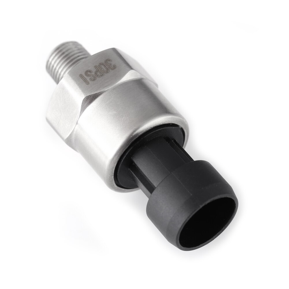 Pressure Transducer Sender Sensor Stainless Steel For Oil Fuel Air Water Stainless Steel Pressure Sensor Thread 100PSI