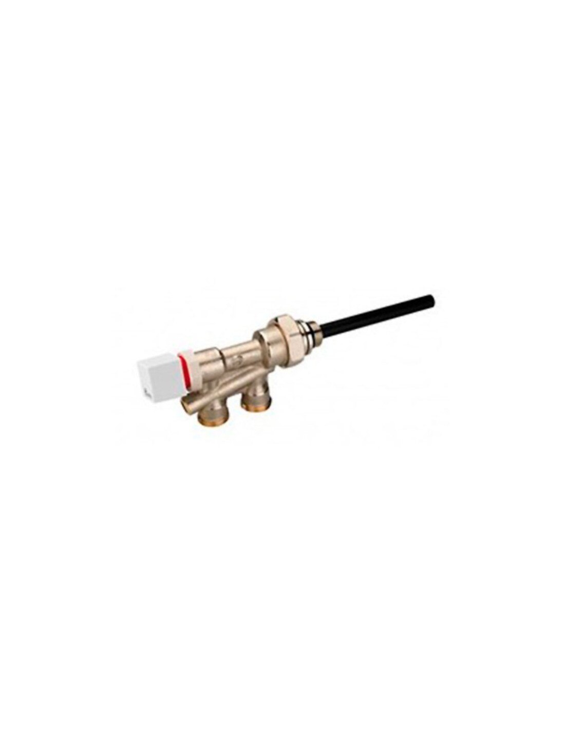 Llave monotubo termostatizable de 1/2" 52710 para radiador con biconos de Orkli