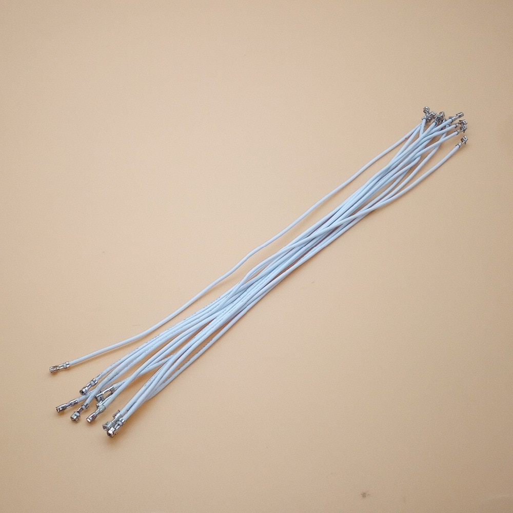 40 pçs/lote 1P XH 2.54 Cabo Jumper Fio Fêmea para Fêmea Duplo Cabeça Primavera Fio Eletrônico 24AWG 20cm de Comprimento