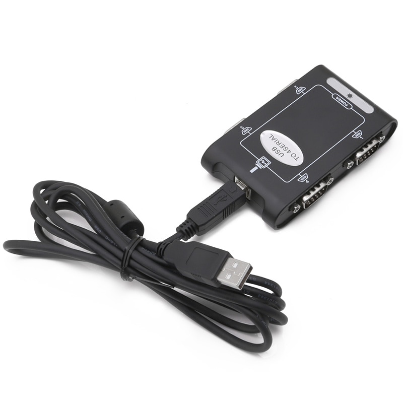 9 pin  rs232 usb 2.0 to 4 port seriel  db9 com controller stik adapter hub