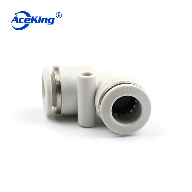 PV plastic L-shaped elbow pv-4 / 6 / 8 / 10 / 12 / 14 / 16 pneumatic gas tube cylinder quick plug connector