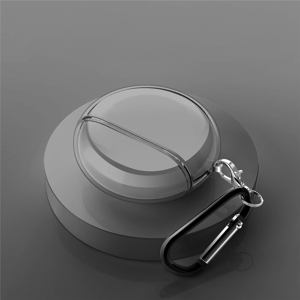 Voor huawei freebuds 3 bluetooth-oortelefoon, transparante tpu-opberghoes, hoofdtelefoonbeschermhoes met haak
