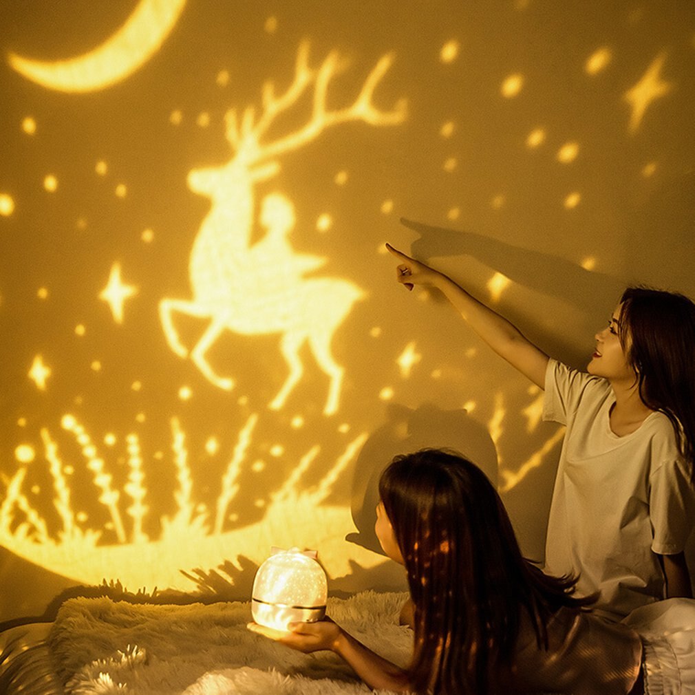 LED Rotating Projection Lamp Night Light Projector... – Grandado