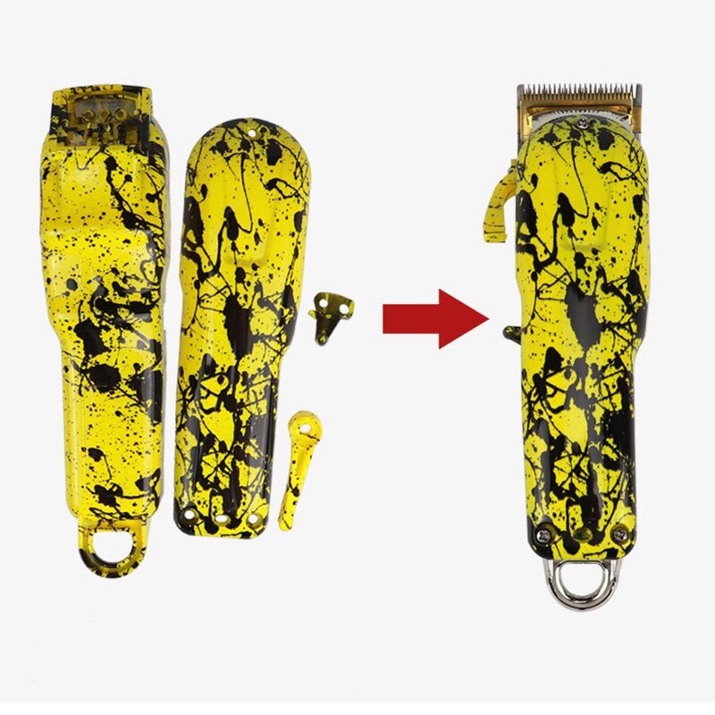 Voor wahl 8148/8591 kapper tondeuse accessoires inkjet camouflage tondeuse behuizing cover set