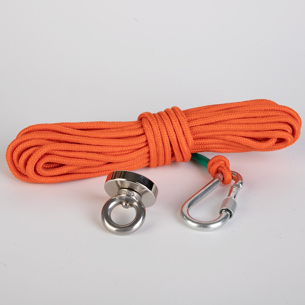 10 meters long Fishing Magnets Rope Suitable for Deep Sea Salvage Strong Search Magnets Fishing Pot Fishing Magnets 10KG -150KG