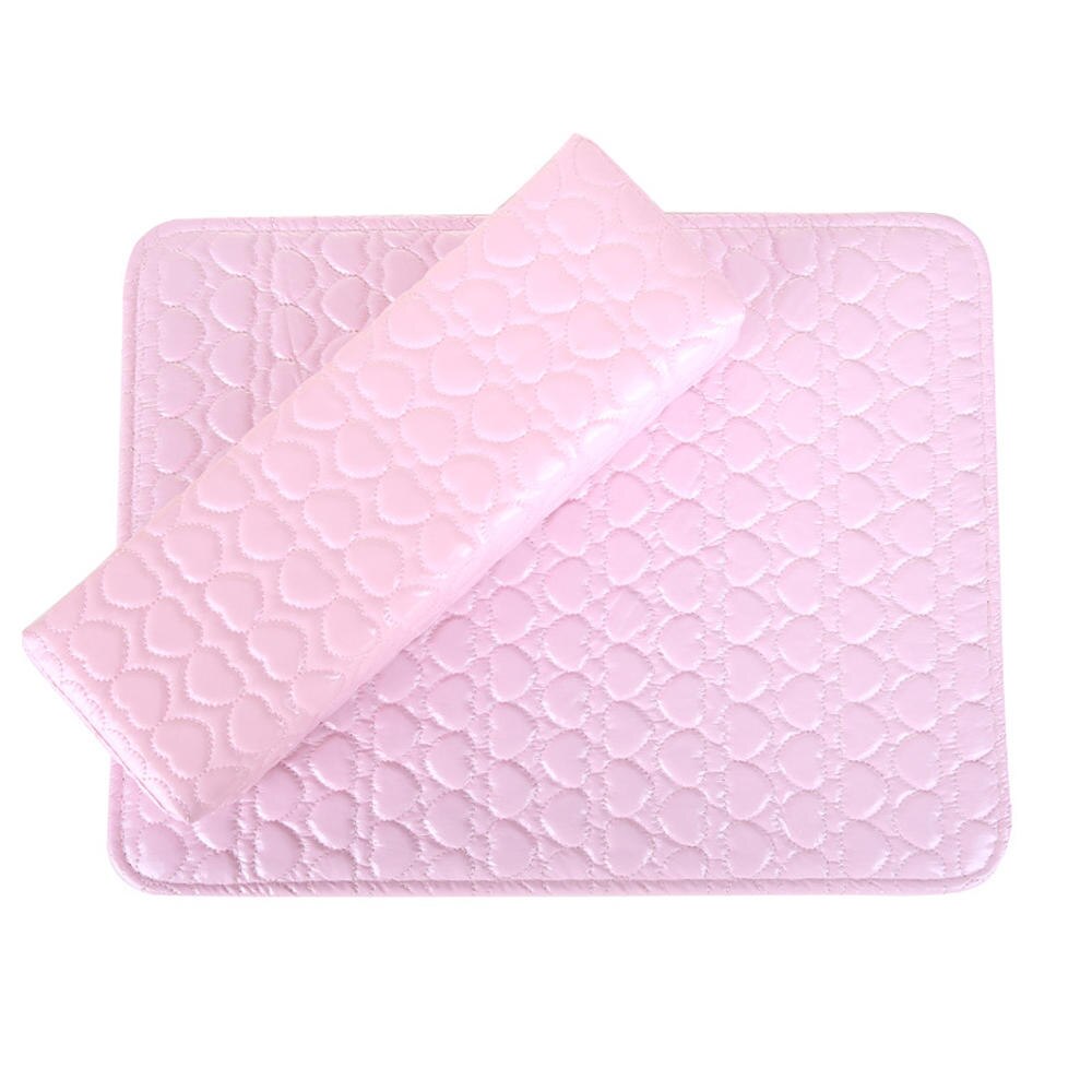 Almohadas de cuero para reposabrazos, soporte de cojín semicircular para manicura en salón de belleza, artístico