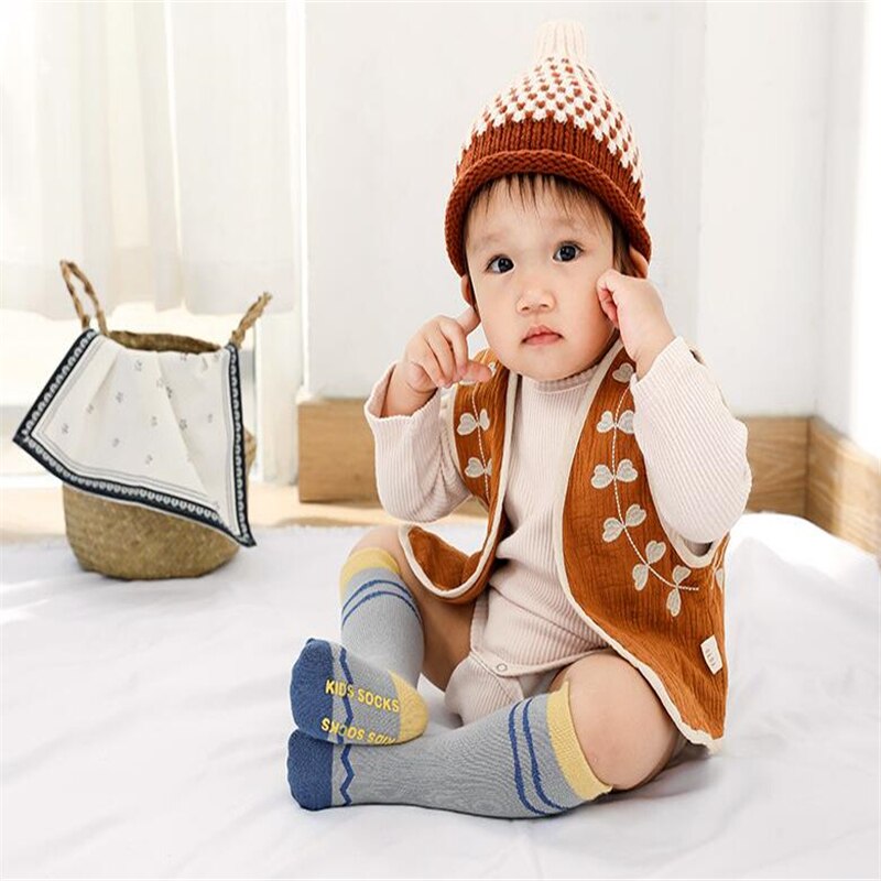 Winter Christmas Deer Sock Cute Wool 3D Straight Sock Baby Thermal Warm Animal Xmas Socks Socks Christmas For Kids