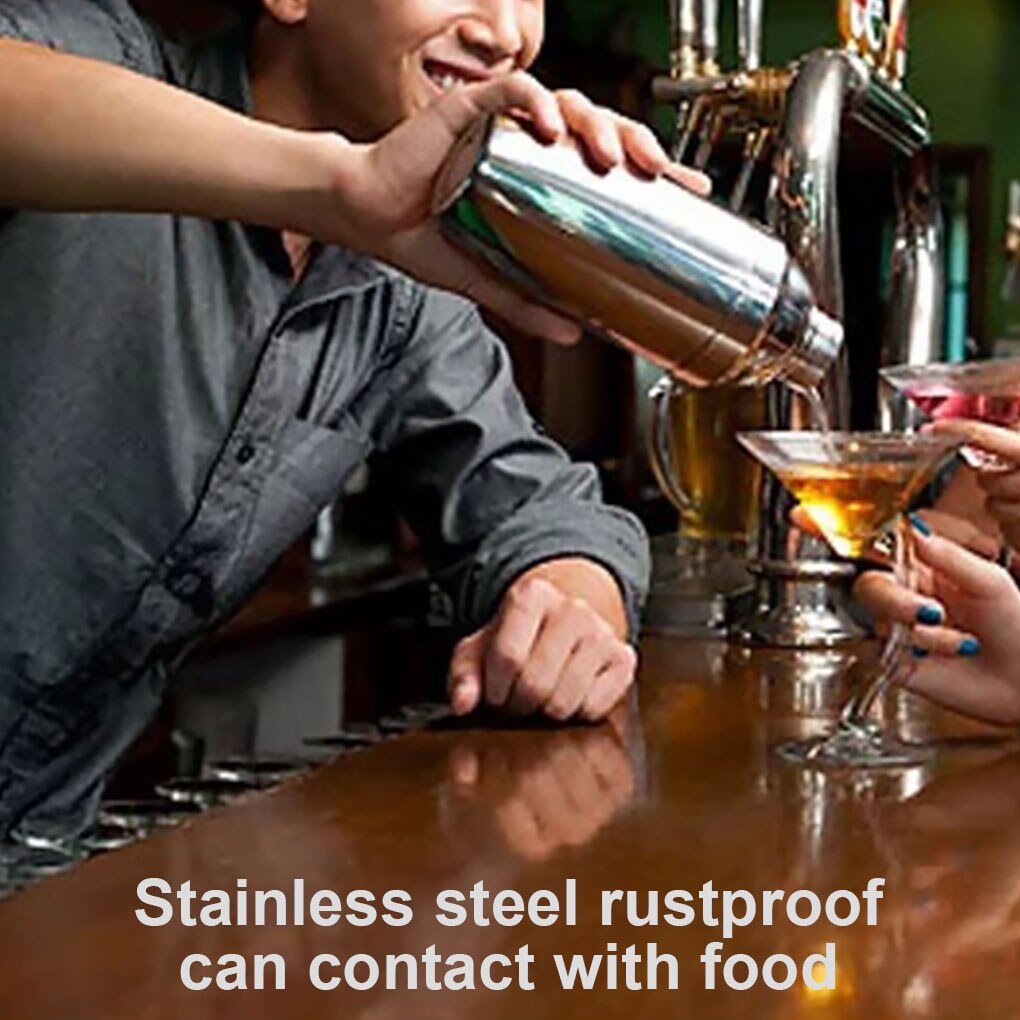 Edelstahl Cocktail Shaker Mixer Wein Martini Boston Shaker Für Bartender Trinken Partei Bar Werkzeuge 250ML/350ML/550ML/750ML