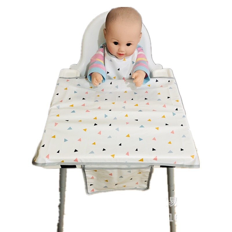 Smutssäker måltid för baby vattentät overall bricka babystolsöverdrag bärbar matstolsöverdrag barnstol för matning av babyklänning: C