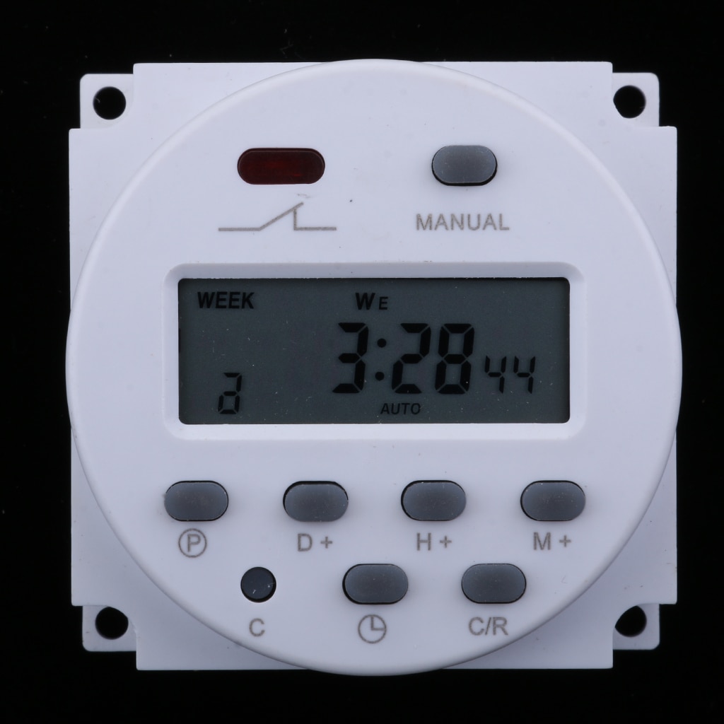 Tijdschakelaar Voor Zonne-verlichting, Digitale Programmeerbare Timer Dc/Ac 12 Volt