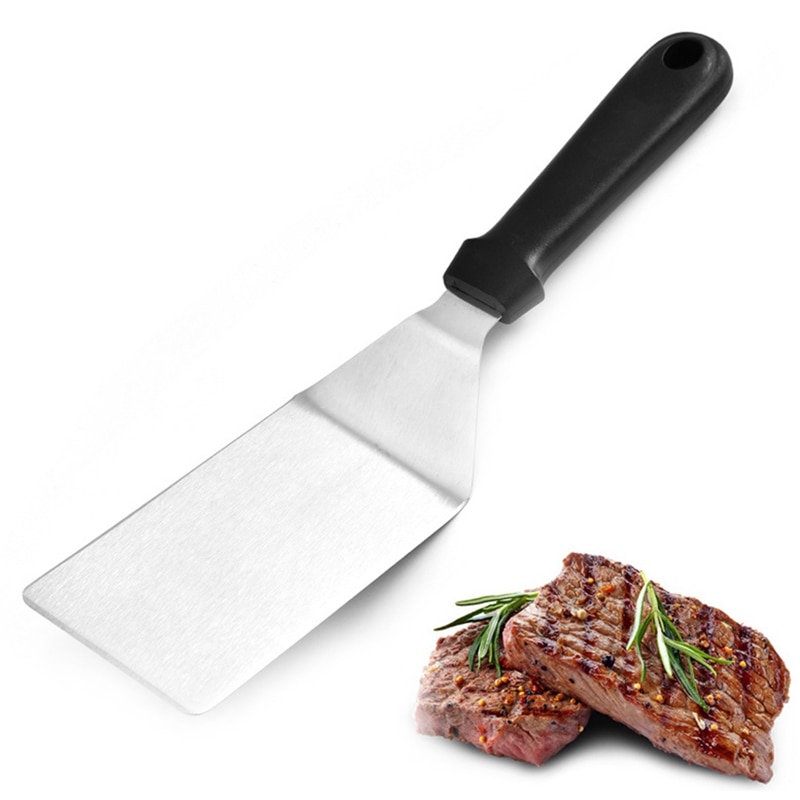 Stainless Steel Steak Shovel Cooking Utensils For Fried Steak Shovel Long Handle Pizza Baking Cake BBQ Spatula Kitchen Tools
