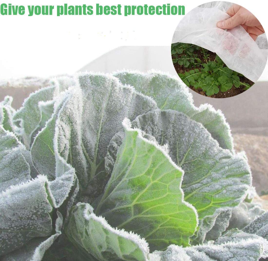 1.6x5m Garden Fabric Plant Care Cover Outdoor Frost Protection Blanket Floating Row Crop Cover For Winter Cloth Vegetables