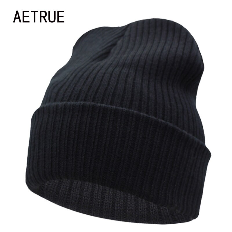 Beanies Winter Hat For Men Knitted Hat Women Winter Hats For Women Men Knit Caps Blank Casual Wool Warm Flat Bonnet Beanie