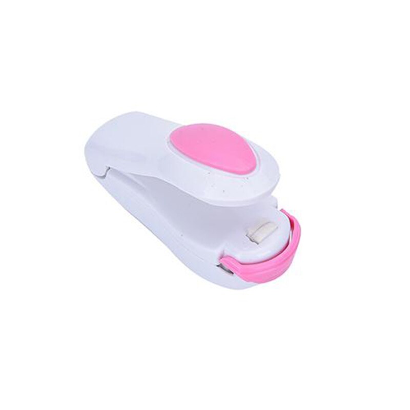 Practical Mini Sealing Machine Kitchen Tools Portable Food Clip Heat Sealing Machine Sealer Home Kitchen Accessories and Gadgets: White