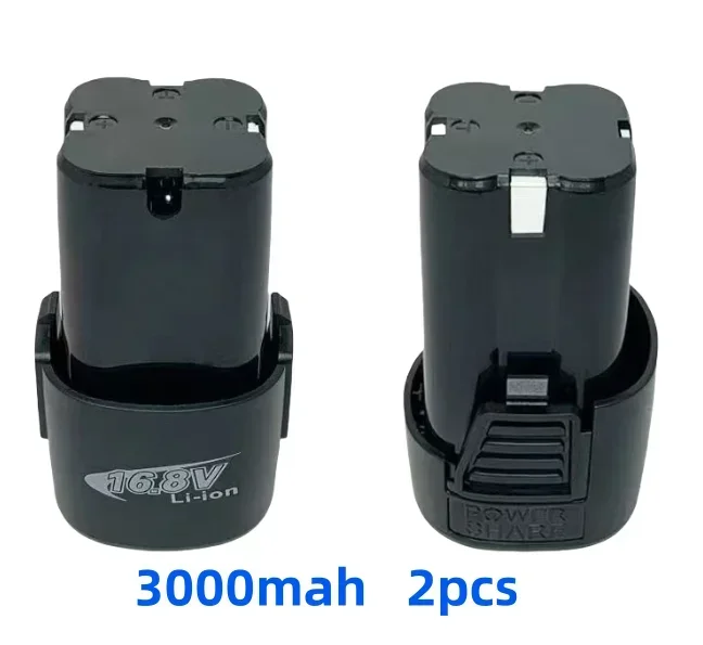 Batteria al litio universale da 16,8 V per utensili elettrici, cacciaviti elettrici e trapani elettrici Batteria multifunzione da 16,8 V 4,0 ah: Luce Verde