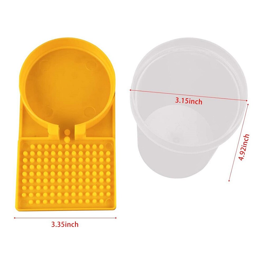Alimentador de apicultura de plástico, puerta de nido de abeja, caja de alimentación de riego, suministros de herramientas de abeja, caja de bebedero de alimentación, Equiment para Keepers