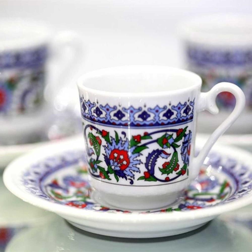 Turkiskt kaffe topkapı grand bazaar koppset espresso team expresso traditionella turkiska motiv kaffe gratis inredning türk kahve seti
