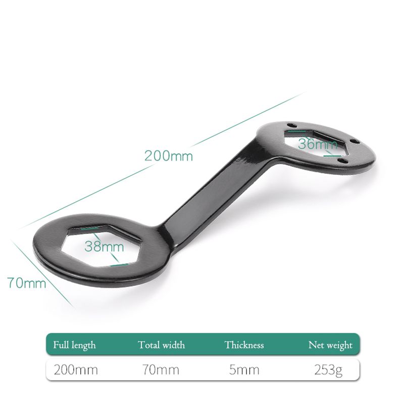 36/38mm Washing Machine Clutch Wrench Automatic Wash Machine Wrench With Nut Home Cleaning Repair Wrench Disassembly Hand Tools