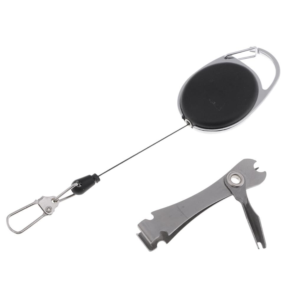 Quick Knot Tying Tool 3 In 1 Fishing Line Nipper Combo Fishing Zinger Retractor