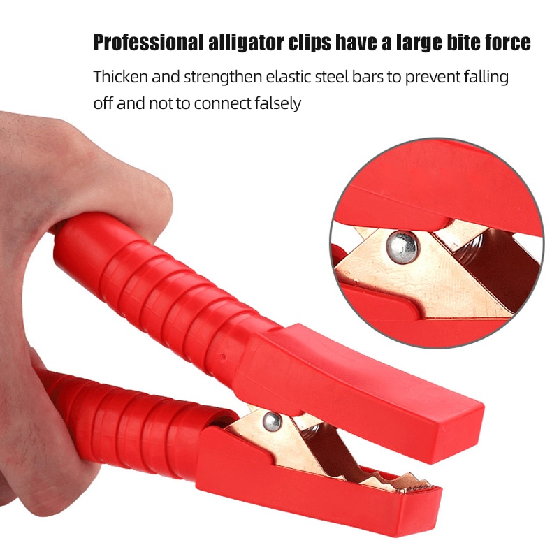 6-24V Jump Leads Heavy Duty 3000AMP Car Truck Booster Cables 3M Battery Start Jumper Emergency Cars Help Lighter Starts Easily