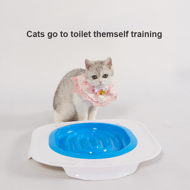 Toilette pour chat animal domestique | Entraîneur des toilettes pour chat