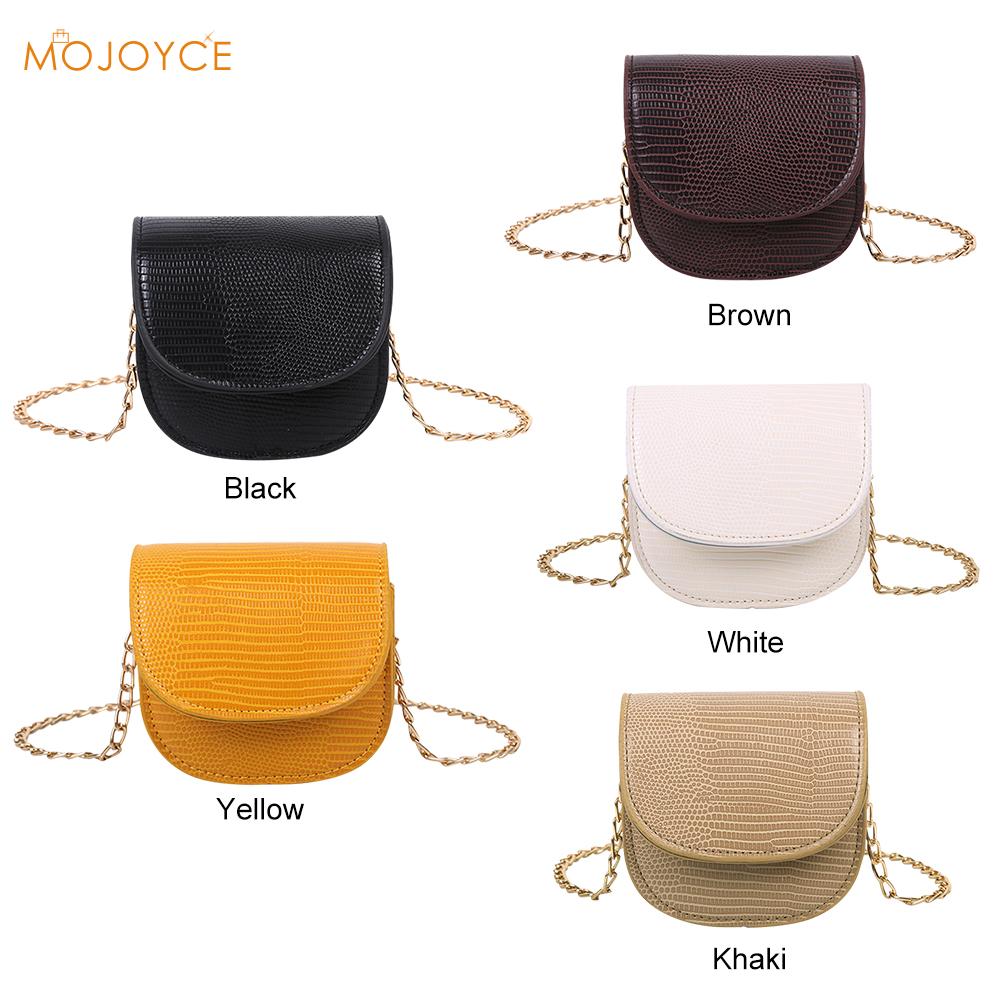 Bolso bandolera Vintage informal de cuero para mujer, Bolso pequeño de hombro con solapa, cadena pura, bolso de mensajero