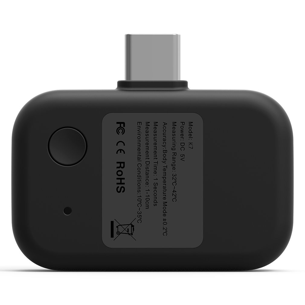 Usb Intelligent Mini Mobile Phone Thermometer Health Care Convenient Infrared Electronic Digital Thermometer