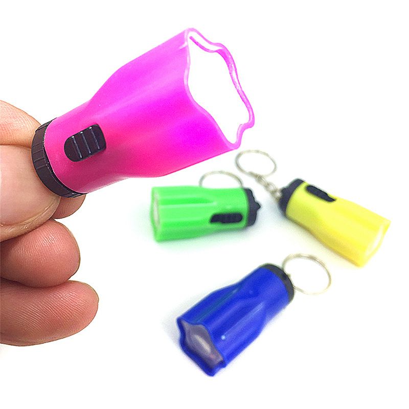 Mini Taschenlampe LED Licht-hoch Spielzeug Keychain Party Favors freundlicher Spielzeug Spielereien Tasche Anhänger Leucht Spielzeug Weihnachten
