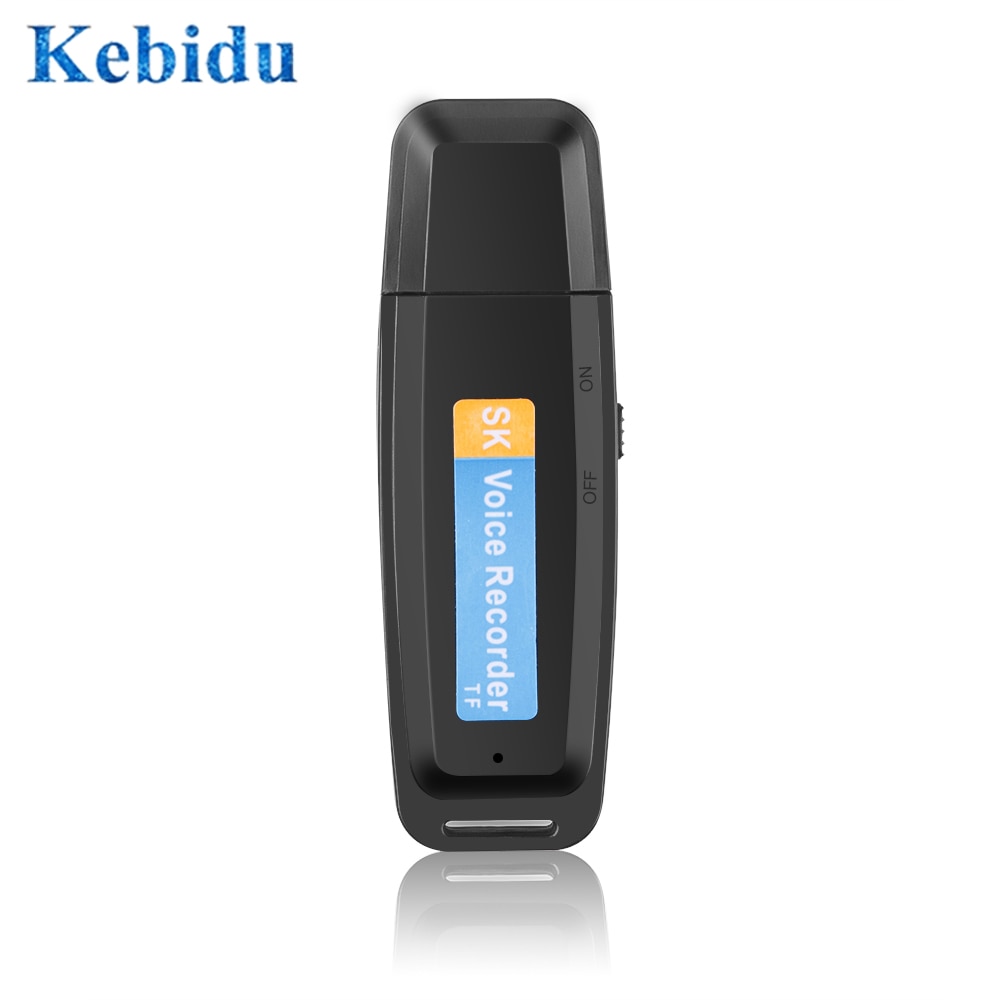 U-Disk Mini Voice Recorder Pen Digitale Dictafoon Audio Recorder Sound Usb 2.0 Flash Drive Voor 1-32gb Sd Tf Card