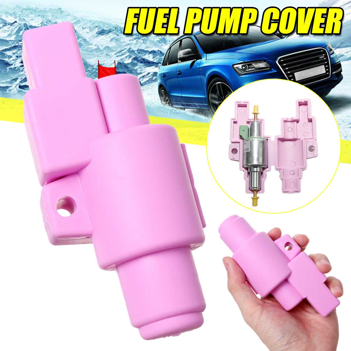 Fuel pump cover Universal Car Heat Resistant Fuel Pump Cover Holder For Metering Pump Air Diesel Parking Heater Marine Truck
