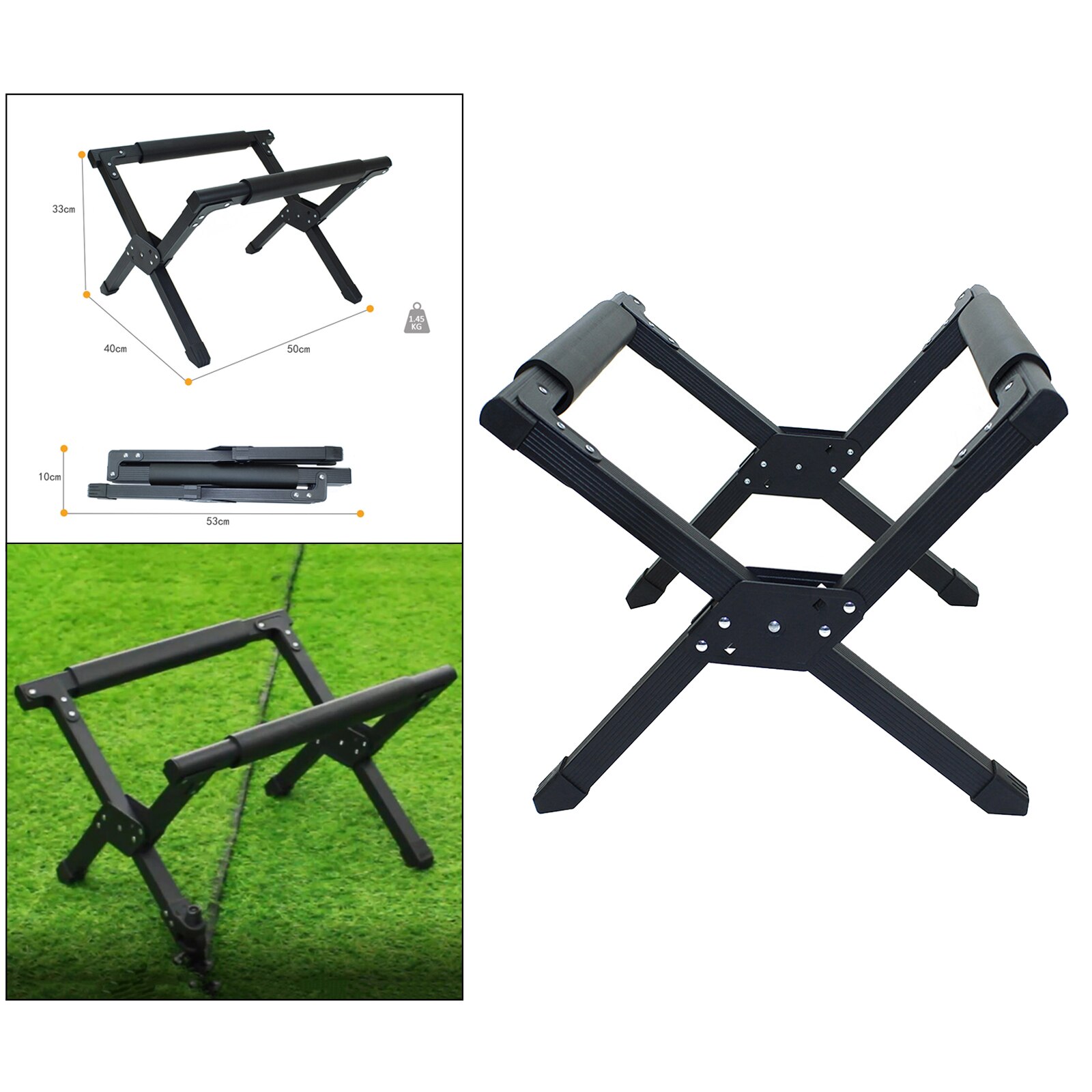 Folding Cooler Box Stand Ice Box Support BBQ Cooking Luggage Holder Rack