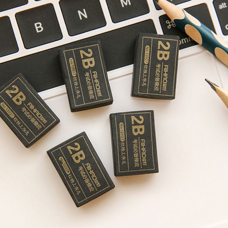 2B Pencils Eraser Sketch Drawing Eraser Rubber Pencil Eraser Office School Supplies