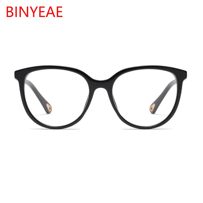 Transparent Round Glasses Spectacle Frame Clear Lens Glasses Without Diopter Black Red decorative glasses