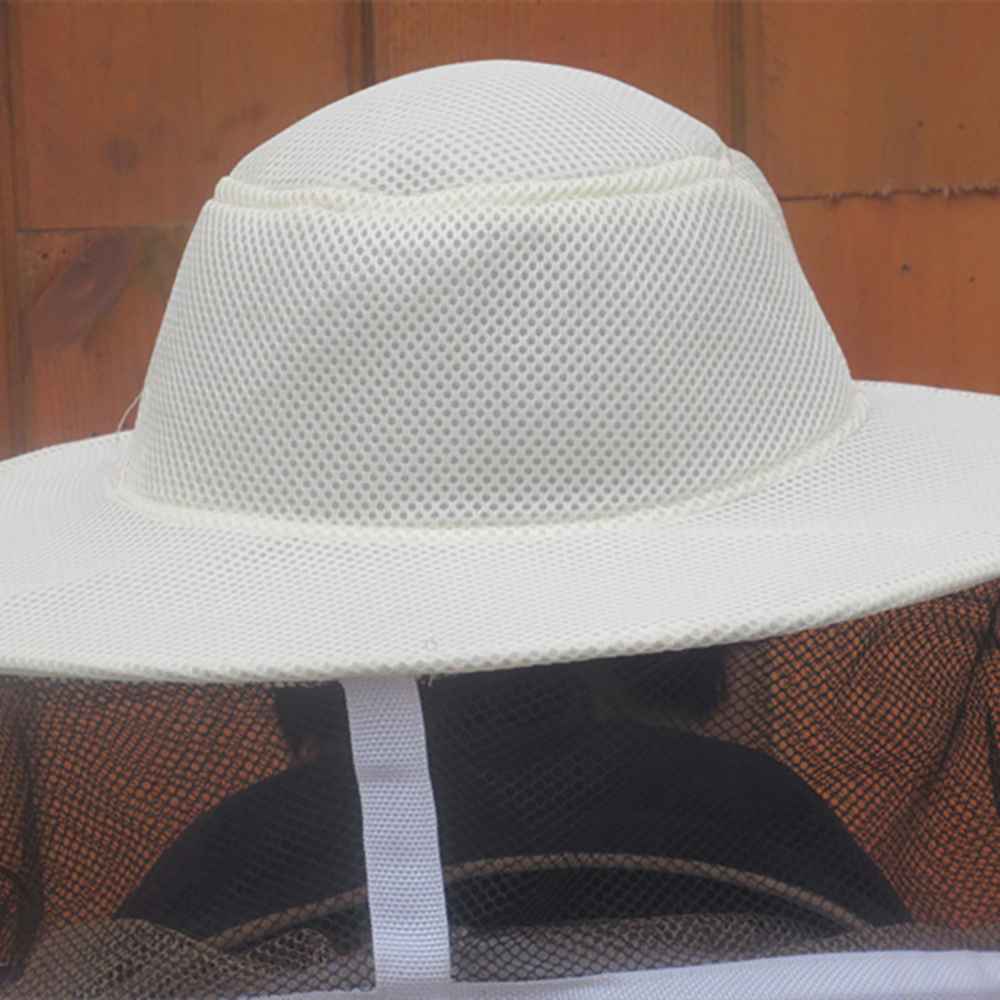 Máscara antimosquitos para apicultura, gorro de protección para la cara, herramientas de abejas con ventilación, velo de apicultor, 1 ud.