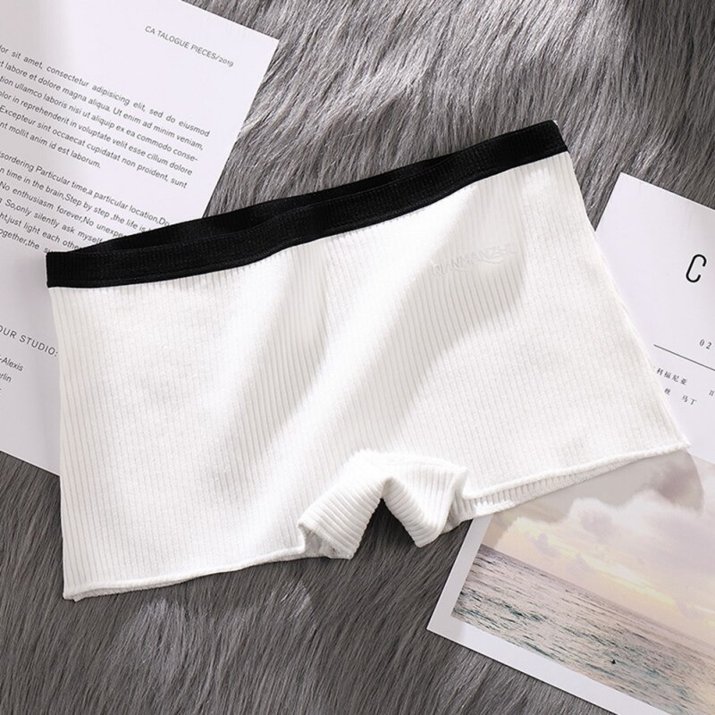 Boxer Hosen Hohe Elastische Feste Farbe Nahtlose Sichere Ecke Hosen Frauen Anti-beleuchtung Sicherheit Hosen Unter kurze Hose Leggin kurze Hose: W / XXL