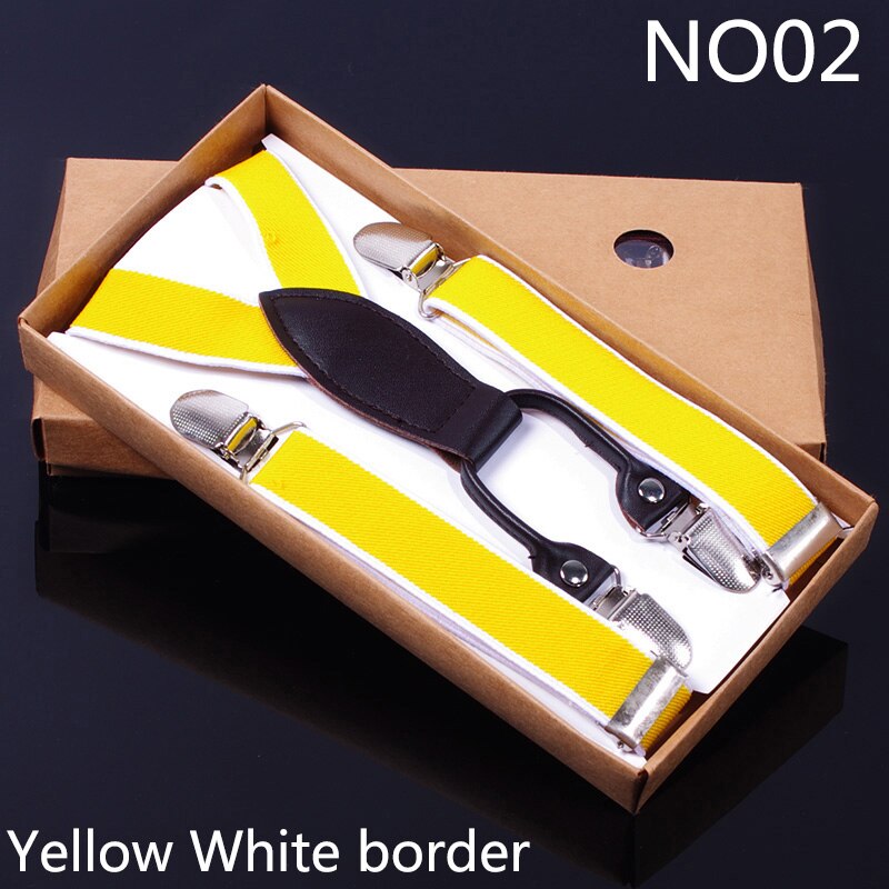 Deepeel 1pc 2*80cm Kids Elastic Suspenders Polyester Adjustable Clip-On Braces Suspender Child Jockstrap Costume Decoration: NO02