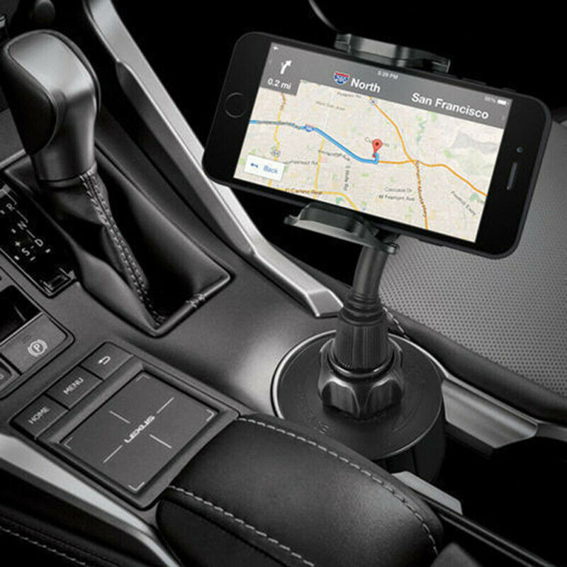 Universal Car Mount Adjustable Gooseneck Cup Holder Cradle For Cell Phone GPS Automobiles Interior Bracket Stand Mounts