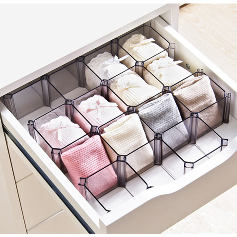 6 stks/set Bra Opbergdoos BH Box Closet Ondergoed Lade Divider Plastic BH Ondergoed OpslagOrganizers