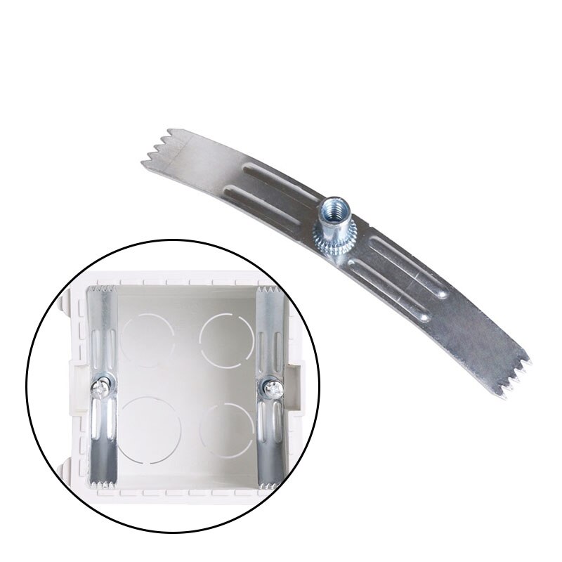 10/20Set 86 Type Dark Box Repair Screw Manganese Steel Replace Old Junction Box Fixed Wall Switch Socket Mount Cassette Repair